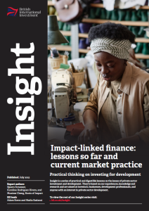 BII Impact Linked Finance Cover 7 2025